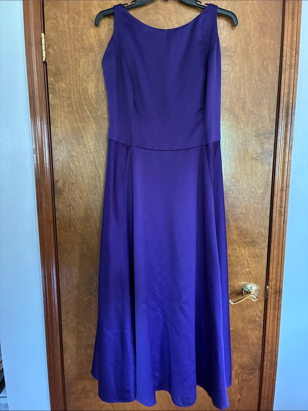 Vintage Watters and Watters Purple Sleeveless A-Line Maxi Dress Size 16
